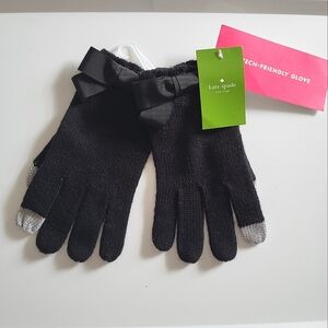 Kate Spade Black Tech-Friendly Gloves